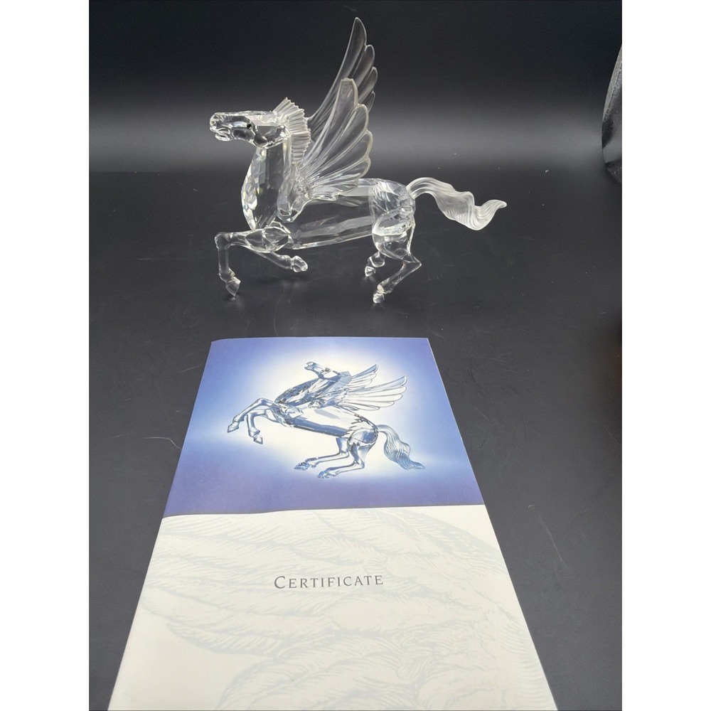 Swarovski 1998 Pegasus Crystal Figurine AE Fabulous Creatures w/ Box & COA